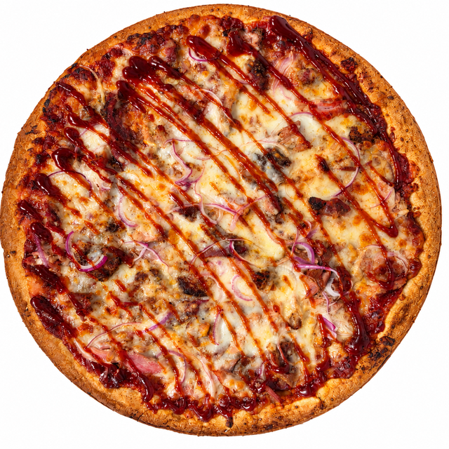 BBQ Pulled Pork Pizza.