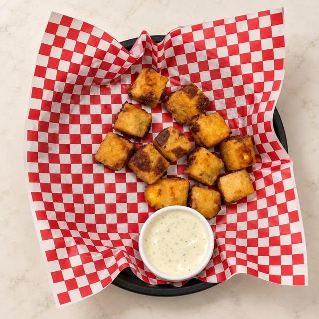 Wisconsin Square Curds.