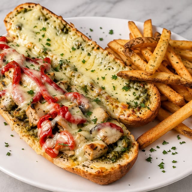 Pesto Chicken Sandwich.