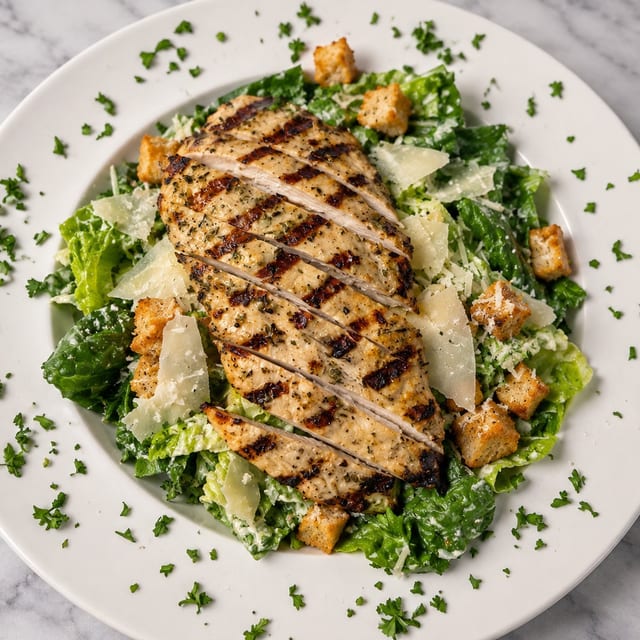Chicken Caesar Salad.