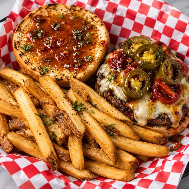 Spicy Honey Burger.