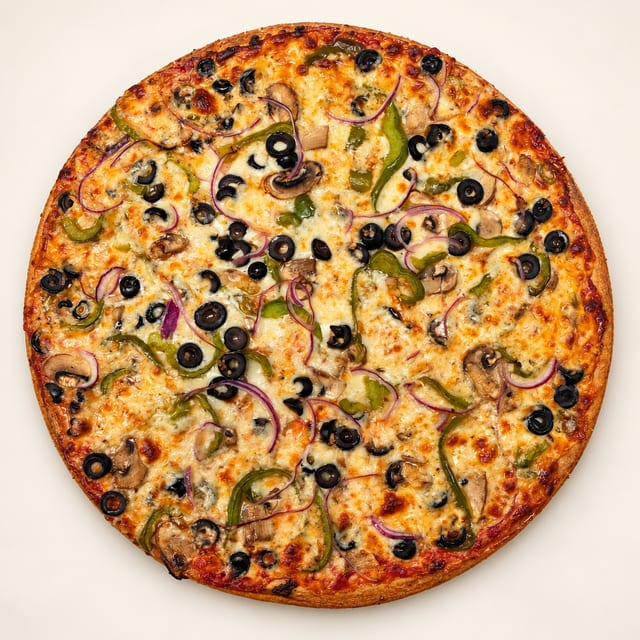Pavia Garden (Veggie) Pizza.