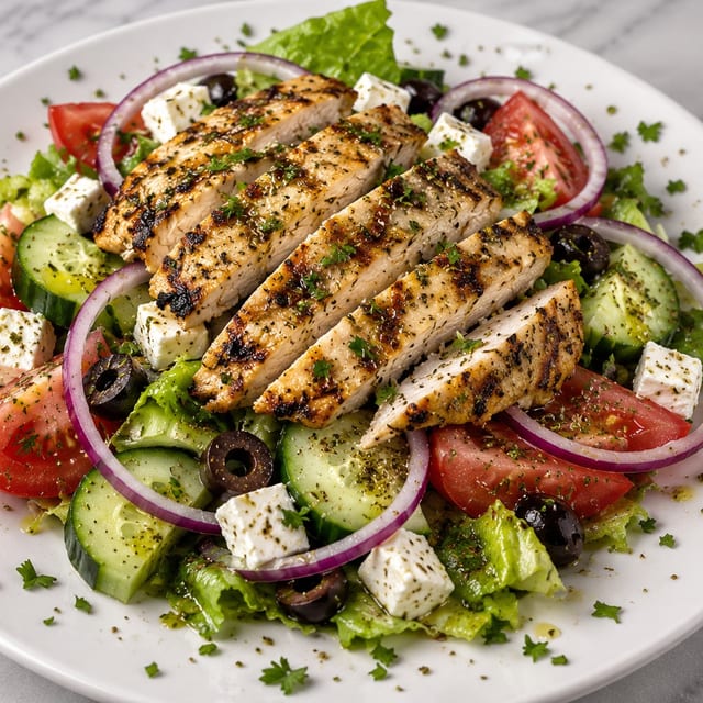 Greek Chicken Salad.